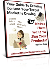 Create content your target market wants to read.